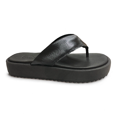 Chinelo Feminino Moleca Plataforma - 5489.100 - Preto
