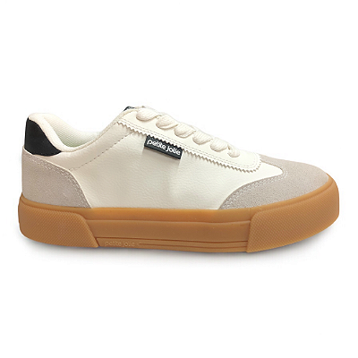 Tênis Feminino Petite Jolie Pump Casual - PJ7563 - Branco