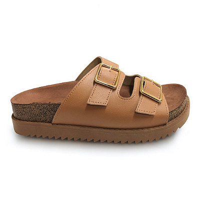 Chinelo Feminino Moleca Birken - 5500.105 - Camel
