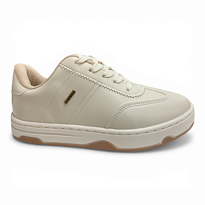 Tênis Feminino Moleca Casual - 5835.201 - Branco Off