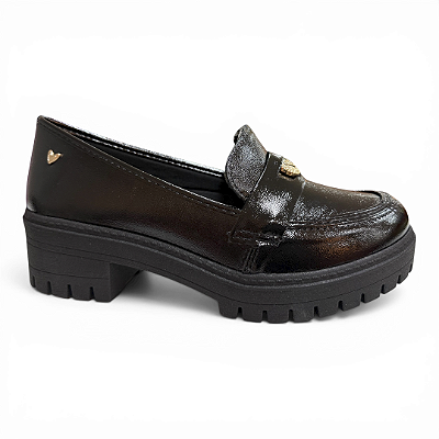 Sapato Feminino Mississipi Loafer - J0854 - Preto