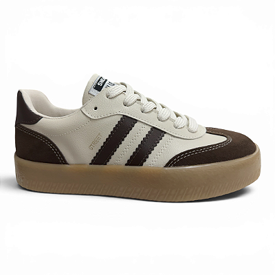 Tênis Feminino Casual Sua Cia - 8361.16336 - Bege-Marrom