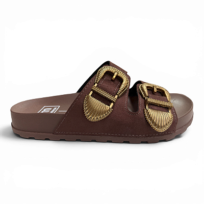 Chinelo Feminino Moleca Birken - 5436.441 - Marrom