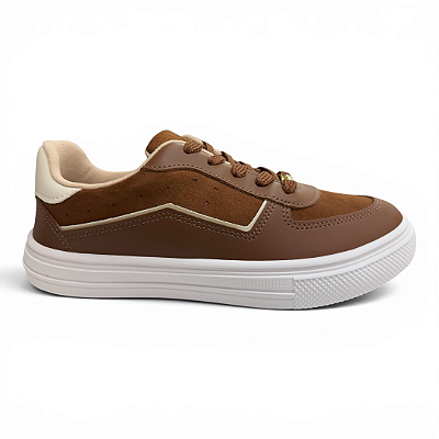 Tênis Feminino Moleca Casual - 5796.107 - Marrom
