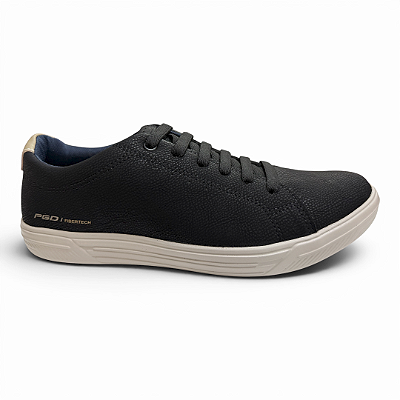 Sapatênis Masculino Pegada Casual - 172801-08 - Preto
