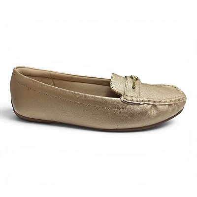 Sapato Feminino Modare Mocassim - 7035.655 - Dourado