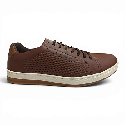 Sapatênis Masculino Freeway Couro - LINK01-4027 - Marrom