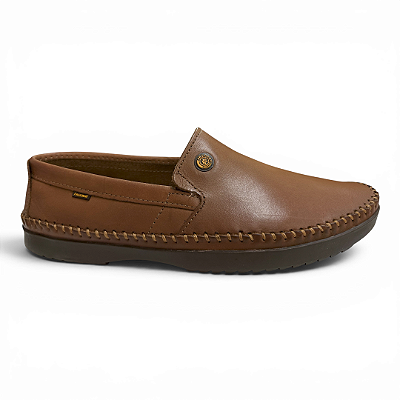 Sapatilha Masculina Freeway Couro - LOGANX-1 - Marrom