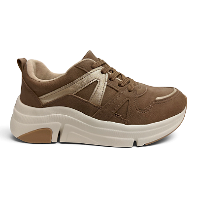 Tênis Feminino Modare Casual Ultraconforto - 7401.102 - Marrom
