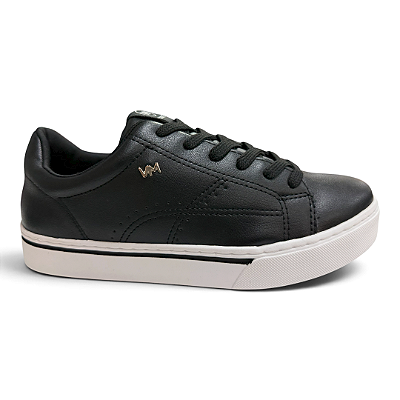 Tênis Feminino Via Marte Casual - 016-008-01 - Preto
