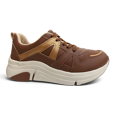 Tênis Feminino Modare Casual Ultraconforto - 7401.102 - Marrom