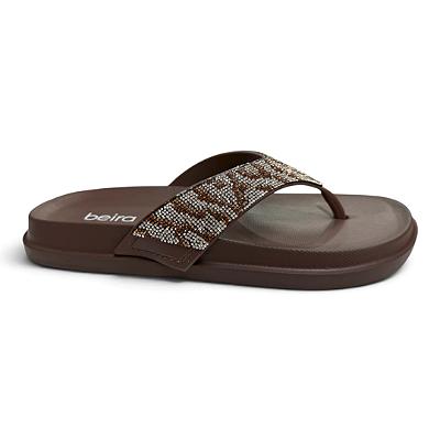 Chinelo Feminino Beira Rio Eva - 8581.103 - Chocolate