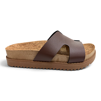 Chinelo Feminino Moleca Birken - 5500.300 - Chocolate