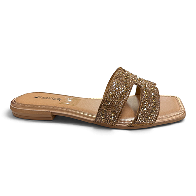 Rasteira Feminina Mississipi - J2811 - Caramelo