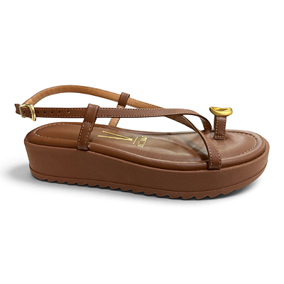 Sandália Feminina Vizzano Flatform - 6492.338 - Marrom