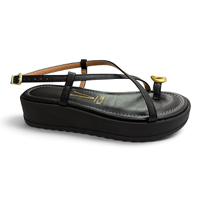 Sandália Feminina Vizzano Flatform - 6492.338 - Preto