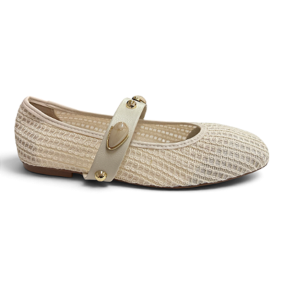 Sapatilha Feminina Moleca - 5829.116 - Branco Off