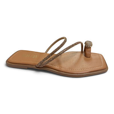 Rasteira Feminina Sua Cia - 8408.16229 - Marrom