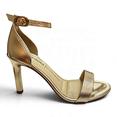 Sandália Feminina Dakota Salto Fino - DC205 - Dourado