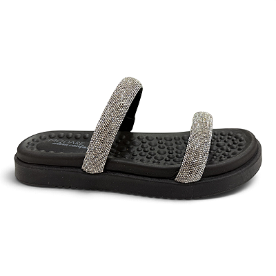 Chinelo Feminino Modare Papete Strass - 7178.116 - Preto
