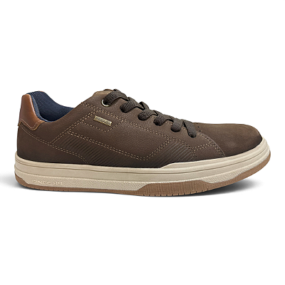 Sapatênis Masculino Pegada Couro - 115103-06 - Marrom