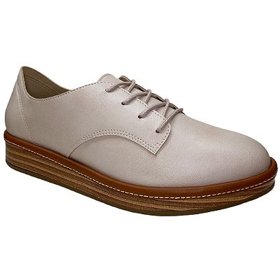 Sapato Feminino Beira Rio Casual - 4235.201 - Creme