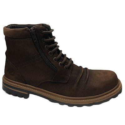 Coturno Masculino Venetto Couro - 3546A - Nobuck Destroy Castor