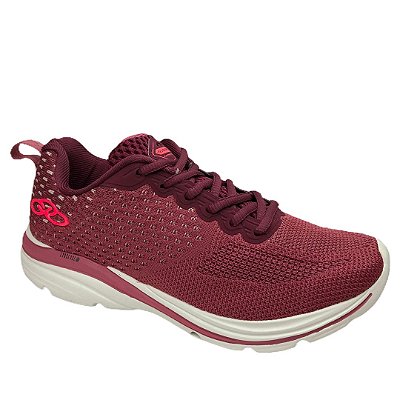 Tênis Feminino Olympikus Express - 728 - Bordo-Hibisco