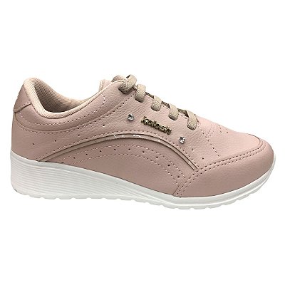 Tênis Feminino Kolosh Casual Hades Blush,Sola Sem Pintura - Blush-Rosa