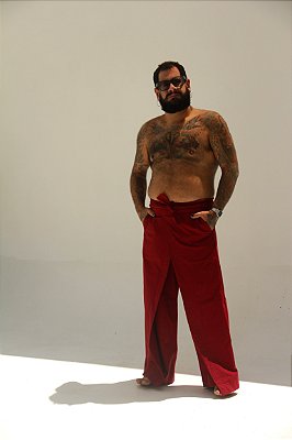 CALÇA LUCAS - BORDÔ