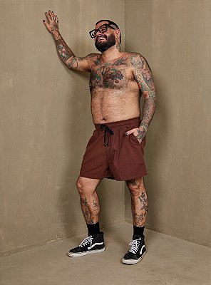 Short Thiaga - Marrom