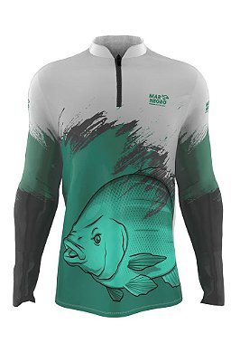 Camisa para Pesca Sublimada com proteção 50+ TILÁPIA