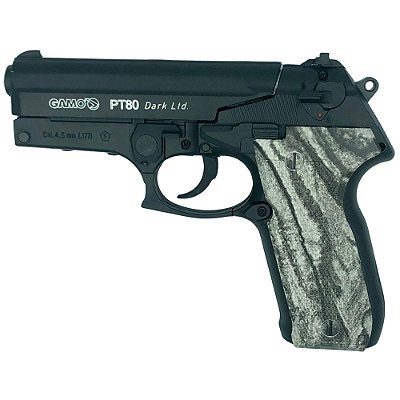 Pistola Pressão Gamo PT80 Dark 4.5mm Co2
