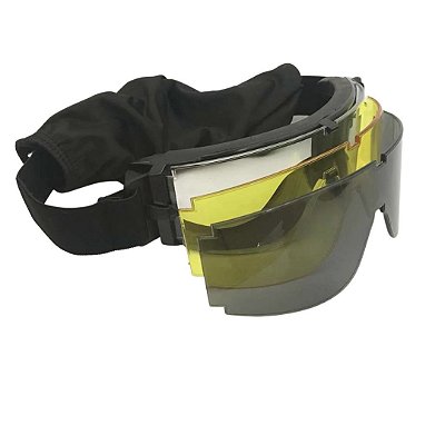 Óculos de Proteção ROSSI 3 lentes intercambiáveis