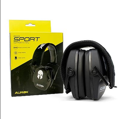 Abafador Sport Spartan Aurok - PRETO