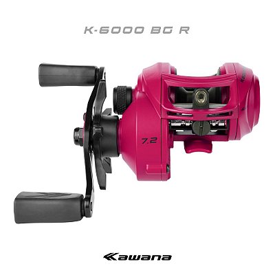 Carretilha Kawana K-6000 BG R Rosa Direita