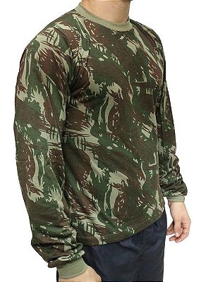 Camisa Camuflada Manga Longa EB