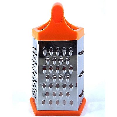 RALADOR DE INOX MULTIUSO PARA LEGUMES QUEIJOS E CHOCOLATE