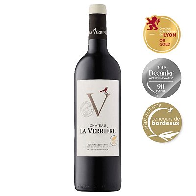 Chateau La Verriére Bordeaux Supérieur 2020 - Vinho Tinto