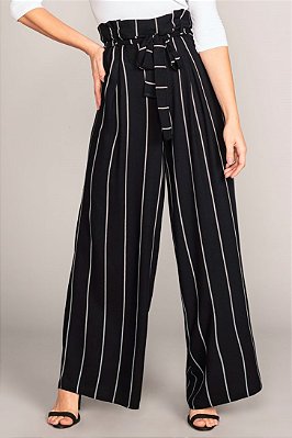 Calças Pantalona Tecido Rayon Twill