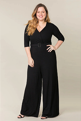 Macacão Flare Plus Size