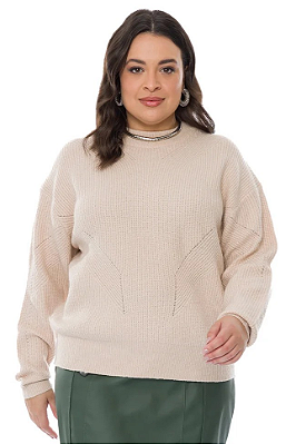 Suéter Tricot Plus Size