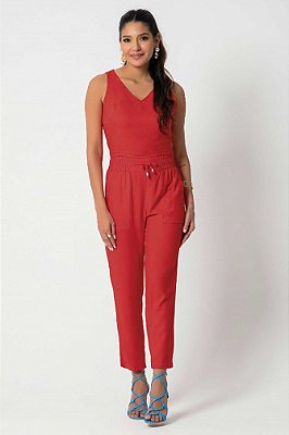 CONJUNTO FEMININO EM VISCOSE COM DECOTE V HABANA