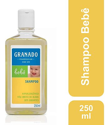 Shampoo Granado Bebê Tradicional Em Garrafa De 250ml De 250g Com 1 Unidad