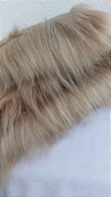 Pelúcia pelo alto Caramelo