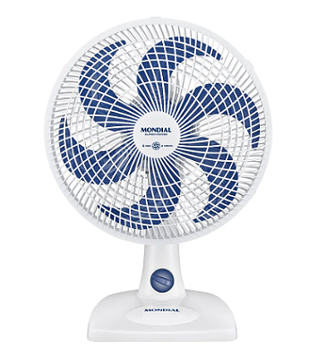 Ventilador de Mesa Mondial 6 Pás Super Power Branco VSP-30-W - 30cm 220V