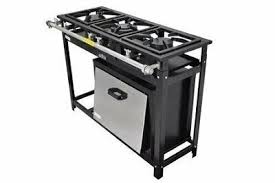 Fogão 03 bocas baixa pressão com forno  cristalaço