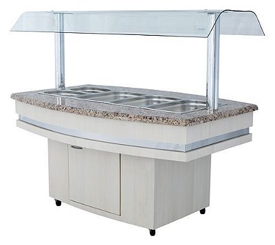 BUFFET REFRIGERADO LUXO 8 GNs 1/2