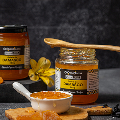 Geléia Artesanal de Damasco - Especial para Queijos 280G