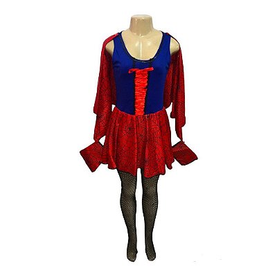 Mulher Aranha Vestido - SOMENTE ALUGUEL